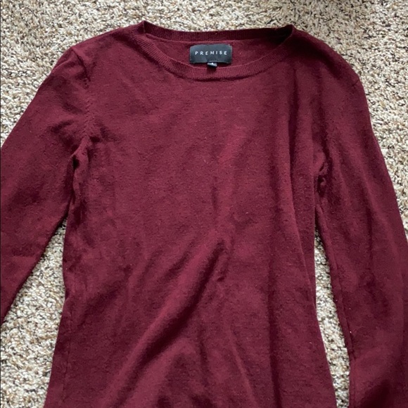 Red Premise Sweater - Picture 2 of 2